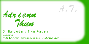 adrienn thun business card